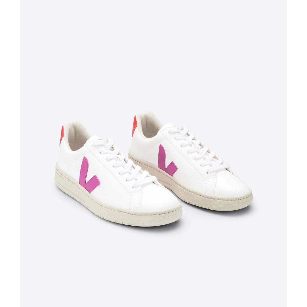 παπουτσια γυναικεια Veja URCA CWL White/Red | GR 571FDN